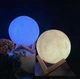 Нічник Місяць 15 см 3D Magic Moon Light Touch Control Білий настільний сенсорний світильник для дітей та дорослих з USB-зарядкою 16 кольорів свічення - зображення 4