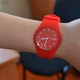 Женские часы Skmei Rubber Red 9068R - изображение 4