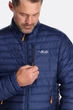 Куртка мужская Rab Microlight Down Jacket S Синій-Помаранчевий - изображение 4