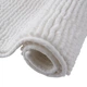 Нескользящий коврик для ванны с мягким длинным ворсом Bathlux Белый - изображение 3