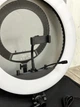 Лампа кольцевая светодиодная Ring Light HQ-18, с держателем для телефона 45см - изображение 4