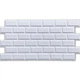 Декоративная ПВХ панель Sticker Wall 960х480х4 мм белый клинкерный кирпич (1431) - изображение 1