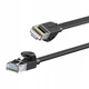 Кабель Baseus high Speed Six types of RJ45 Gigabit network cable (flat cable)8m (PCWL-E01) Black - зображення 5
