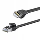 Кабель Baseus high Speed Six types of RJ45 Gigabit network cable (flat cable) 2m (WKJS000101) Black - зображення 2