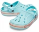 Унисекс кроксы Crocs Bayaband Ice Blue/Melon M8-W10 40-41р. (25,5 см) Голубой - изображение 3