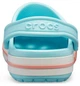 Унисекс кроксы Crocs Bayaband Ice Blue/Melon M8-W10 40-41р. (25,5 см) Голубой - изображение 5