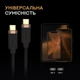 Кабель Duracell KEVLAR BRAIDED TYPE-C to TYPE-C 3.2 Gen1 1 м Black (USB7030A) - изображение 5