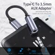 Адаптер Essager E01 Type-C to 3.5mm Jack Headphone Adapter Grey (EZJE01-0G) - изображение 2