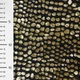 Мех искусственный черный с золотым штампом капли ш.150 (21308.001) - изображение 2