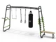 Спортивний комплекс воркаут Exit Toys Get Set MB330 Сірий 489 х 248 х 125 см - зображення 1