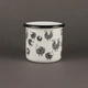 Кружка эмалированная Enamel mug с принтом Полонина белая 400 мл - изображение 2