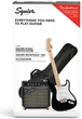 Гитарный набор Squier by Fender Sonic Stratocaster Pack MN Black - изображение 2