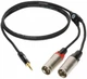 Кабель коммутационный KLOTZ KY9-180 MINILINK PRO Y-CABEL 1.8 M BLACK - изображение 2