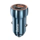 Автомобільний зарядний пристрій HOCO Z46A Blue whale PD20W+QC3.0 car charger Sapphire Blue (6931474770349) - зображення 1