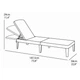 Шезлонг пластиковий Keter Jaipur sun lounger 237958 коричневий - зображення 3