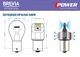 LED автолампа Brevia Power P21W 330Lm 6x3020SMD 12/24V CANbus, 2шт - изображение 3