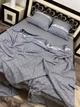 Постельное белье хлопковое Gucci Полуторное 150 x 220 Бязь Серое 50 х 70 - изображение 1