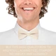 Метелик Bow Tie House лляний бежевий 10253 - зображення 5