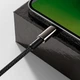 Кабель Baseus Tungsten Gold Fast Charging Lightning 2.4A (2m) black - изображение 4
