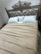 Плед в кубик Casablanket Велюровое 150х200см Кофейный - изображение 3