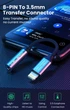 Переходник Celbro Lightning/3.5мм для iPhone 7/8/Х/11/12/13/14 для наушников/авто/акустики - изображение 7