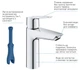 Смеситель для раковины GROHE QuickFix Start 24204002 - изображение 3