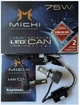 Світлодіодні LED лампи H7 Michi CAN (з Обманкою) 75W 14000lumen (кт.) (9185) - изображение 2