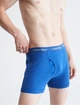Набор трусов боксеры 5 шт. Calvin Klein L Синий (CK-037) - изображение 4