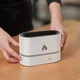 Увлажнитель воздуха с имитацией пламени и дыма Air Purifier 3D-Flame 0.25л ароматизатор, питание USB Type-C, подсветка Белый - изображение 4