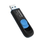 Флеш-накопичувач ADATA USB 3.2 UV 128 32Gb Black/Blue (AUV128-32G-RBE) - изображение 3