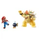 Супер Марио, Боб-омб и Боузер World of Nintendo - Super Mario Bowser Vs Mario Diorama Jakks pacific - изображение 2