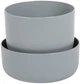Вазон із піддоном Plastia Tolita 16 см Сірий (1707281620R) - изображение 1