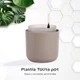Вазон с системой автополива Plastia Tolita 19 см Коричневый (1707081907) - изображение 6
