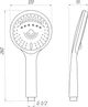 Ручная лейка для душа TOPAZ NF-2207-00-WHITE - изображение 5