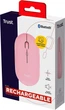 Миша Trust Puck Rechargeable Ultra-Thin BT WL Silent Pink (24125 TRUST) - изображение 3