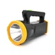 Фонарь поисковый XO XOYH02 1LED T6 3W 3 режима аккумулятор 1200mAh Black/Yellow IP40 USB кабель - изображение 1