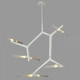 Белая современная люстра на 10 ламп "Bulb" (56-LPR189-10 WH) - изображение 1
