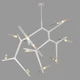 Белая современная люстра на 18 ламп "Bulb" (56-LPR189-18 WH) - изображение 1