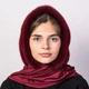 Платок норковый Меховой Стиль Паук Марсала (001/E) - изображение 1