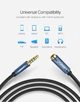 Кабель UGREEN AV118 3.5mm Male to 3.5mm Female 2m Blue (40675) - изображение 3