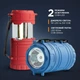 Ліхтар кемпінговий Quantum QM-FL3041 Nice 1W LED + 3W COB Blue - изображение 5