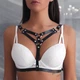 Портупея Dragonfly на грудь эко-кожа женская Черная xs-xxl LB-219 - изображение 3