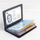 Кожаная обложка на id паспорт, для документов (права, техпаспорт) чёрный Villini 020 - изображение 2