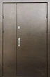Входные двери Металл — Металл с притвором полуторные, улица Redfort 1200х2050мм - изображение 1