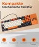 Провідна механічна клавіатура havit KB487L (німецька розкладка) - зображення 4