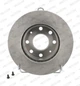 Тормозные диски FERODO DDF1279 Chevrolet Aveo, Lacetti; Opel Astra; Dodge Neon; Daewoo Nexia; Zaz Sens 569054, 96471274, 96574633 - изображение 1