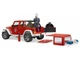 Машина Пожежний джип Wrangler Unlimited Rubicon, Bruder, 02528 - зображення 5
