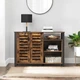 Комод у стилі loft KidsbunkBed 114,01 x 35,01 x 75,1 см колір чорний коричневий - зображення 2