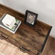 Комод у стилі loft з ящиками з тканини KidsbunkBed 98 x 28,5 x 85 см колір чорний коричневий -COPY- - зображення 5