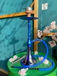Кальян Yahya Nozzle Blue Set 58 см + Щипці у подарунок - зображення 1